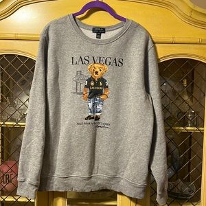 Polo Bear Las Vegas fleece sweatshirt